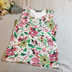 Croft and Barrow Floral Tank